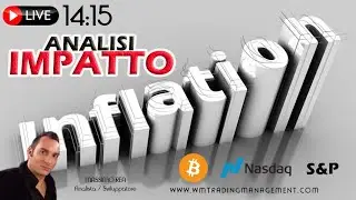 Live 14:15- Analisi IMPATTO inflazione USA - Analisi Crypto / Indici / Forex / Materie Prime