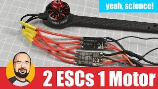 2 ESCs 1 Motor - can two ESCs drive a single brushless motor?
