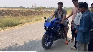 Finally taking delivery of my dream bike’s Yamaha R15V4❤️😘||withsalmanvlog