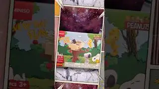 PEANUTS Snoopy Lego Set from MINISO! 🐤🌳 #snoopy #miniso #toyunboxing