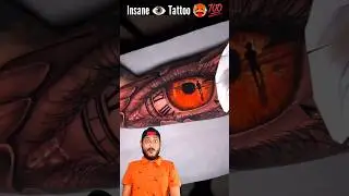 Insane 👁️Eye Tattoo🥵💯|REACTION |#tattoo#tattoart#tattoos#eye#respect#trending#artwork#shorts