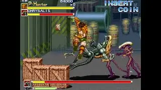 エイリアンVSプレデター ハンター ノーミスクリア Alien vs. Predator P.Hunter No miss ALL #arcade #beatemup #capcom