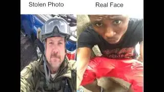 Real faces and stolen photos