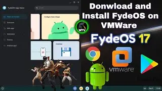 How to install FydeOS 17 in VMware and Enable Android Subsystem  [Chrome OS, Play Store][2023] HINDI