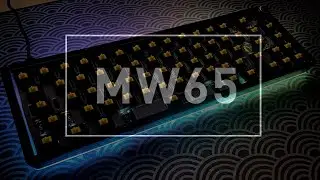 Thock At A Cheap Price? MW65 Stacked Acrylic Keyboard | Gateron Yellow KS-3 | Typing Sound Test