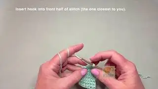 Front Loop Only Single Crochet (flo sc)