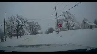 😱OMG Snow Fall Kansas USA City 🇺🇸 4 Degrees! Its so 🥶❄️