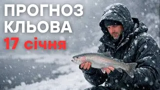 Прогноз кльова на 17 січня 2026 | Календар рибалки