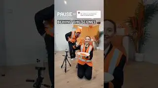 BEHIND THE SCENES! 😳 #shorts