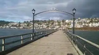 White rock pier bridge collapsed vancouver BC canada