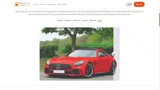 React Js Website Frontend | Custom Design | Frontend Development | Image Background Remover