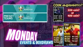 Monday Events And Box Draw Pes 2021 | Whats coming tommarrow on pes 2021
