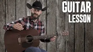 Gold Rush - Guitar Lesson with Tablature - Bluegrass Flatpicking and Chord Progression Breakdown