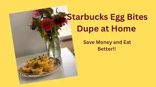 Copycat Starbucks Egg Bites - HIgh protein, Low Carb!