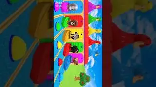 Cute funny baby dog race  #kids # funny #dog #baby #trending