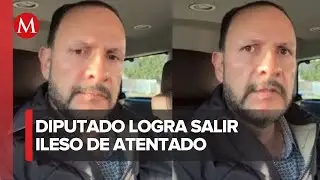 &ldquo;No me van a amedrentar&rdquo;, advierte el diputado Mauricio Prieto, tras atentado en su contra