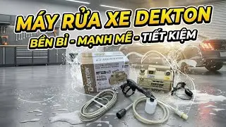 M&aacute;y Rửa Xe Dekton DK-CWR2200VTG | C&ocirc;ng Suất 790W &ndash; Dọn Nh&agrave; Đ&oacute;n Tết &ndash; Full Phụ Kiện, Bền, Mạnh