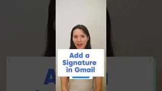 Как ДОБАВИТЬ ПОДПИСЬ в Gmail