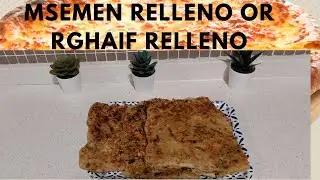 Msemmen relleno|| or Rghaif relleno || Arabian stuffed bread #yummy