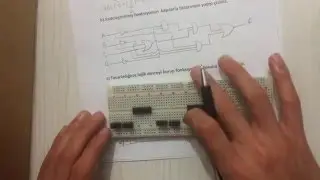 De Morgan ile sadeleştirme, Sayısal Tasarım Lab dersi deney
