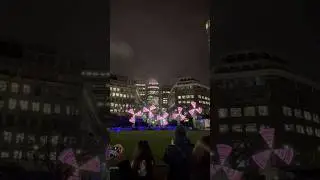 Winter Lights Canary Wharf 2026 - Flower Power !
