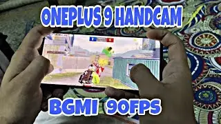 Oneplus 9 Handcam 💙 | 2 Finger + Gyroscope | BGMI