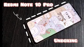 Unboxing Redmi Note 10 Pro (dark nebula) 💜 | Aesthetic + quick camera test! ✨ | Arcane Mon