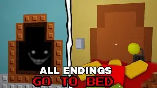 Go To Bed: All Endings - (Full Walkthrough) | Mobile | ROBLOX