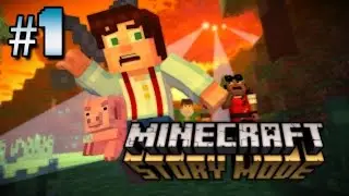 MINECRAFT STORY MODE - Introducing THE BOSS - #1 (NO SWEARING / BAD WORDS!)