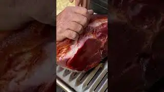 Home Cured Ham! #ham #bbq  #grilling