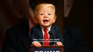 Baby Trump Reacts Israeli Strike in Qatar! 👶😱  Shocking AI Comedy Parody #babytrump #babypodcast