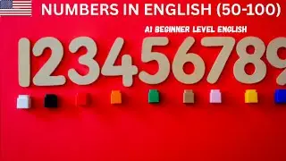 Learn Numbers in English | 50 to 100 🔢 | Easy English#englishforbeginners #numbers #inglesfacil