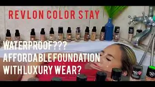 Waterproof??? Makeup tutorial using revlon makeup products.