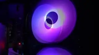 upHere Long Life 120mm 3 Pin High Airflow Quiet Edition Rainbow LED Case Fan for PC Case