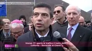(SP 20minuti) Inaugurato nuovo tratto della superstrada statale 77