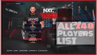 WWE 2K24 all players list #2k24 #wwe #wwe2k24 #viral #trending #gaming #relatable #ps5 #pc