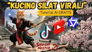 Kucing Silat AI Viral! Cara Gratis Pakai Wan Video yang Semua Orang Pakai