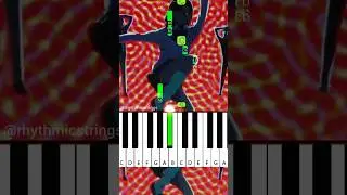Dandadan Opening - Otonoke by Creepy Nuts | Piano Tutorial #Shorts