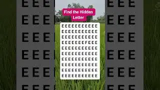 Find the Hidden Letter #brainteaser #search #find