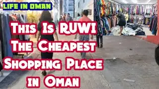 THIS IS RUWI THE CHEAPEST SHOPPING PLACE IN MUSCAT OMAN||GOING TO UKAY UKAY SHOP||Momi Elyn in Oman