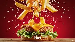 Crispy Burger Ad 🍔 | Viral Food Short Ad