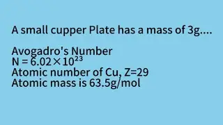 Charge of all electrons in a copper plate