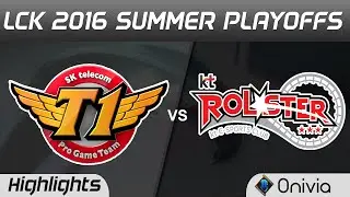 SKT vs KT Highlights Game 5 LCK Champions Summer Playoffs 2016 SK Telecom vs KT Rolster