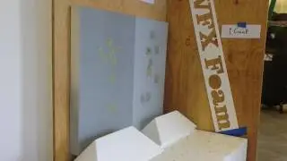 VFX Foam Polyurea Hard Coat Paintball Impact Resistance Test 1