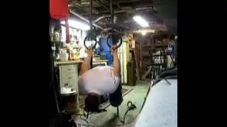 Inverted hang to a back lever tuck XR