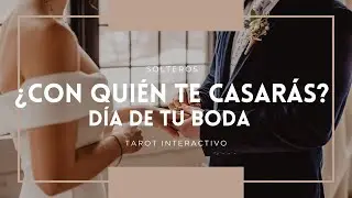 Solteros ¿Con quién te casarás? ¿Cómo será el día de tu boda? 🤍💍 | Tarot Interactivo 🔮