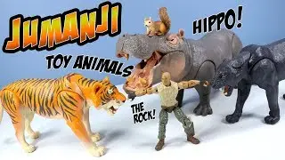 Jumanji Toys 2019 Massive Hippo Tiger and Jaguar Review Walmart