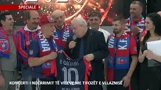 PJESË E KONCERTIT  NË “STAR PLUS”, ISHIN EDHE GRUPIMI I SHOQATËS SË TIFOZËVE TË VLLAZNISË