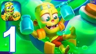 Idle Zombie Miner: Gold Tycoon - Gameplay Walkthrough Part 1 Zombie Mine Dig Deep (iOS,Android)