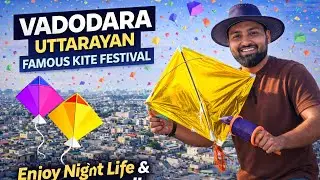 Vadodara Kite Festival Vlog 🪁 | Uttarayan 2026 Full Masti & Sky Full of Kites